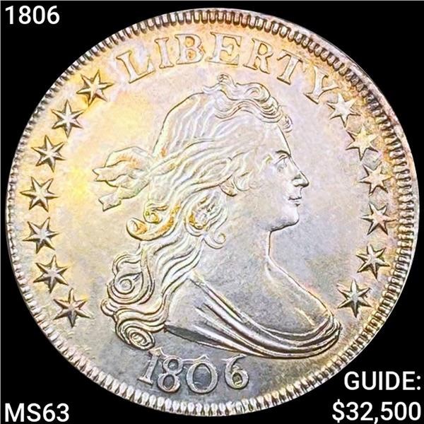 1806 Draped Bust Half Dollar CHOICE BU