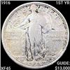 Image 1 : 1916 Standing Liberty Quarter LIGHTLY CIRCULATED