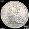 Image 1 : 1839 Rev 40 Seated Liberty Half Dollar CHOICE AU