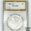 Image 1 : 1882-O/S Morgan Silver Dollar PGA-MS63