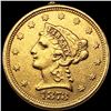 Image 1 : 1873 $2.50 Gold Quarter Eagle CLOSELY