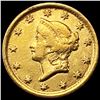 Image 1 : 1853-O Rare Gold Dollar ABOUT UNCIRCULATED