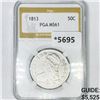 Image 1 : 1813 Capped Bust Half Dollar PGA-MS61