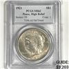 Image 1 : 1921 Silver Peace Dollar PCGS-MS62 High Relief