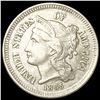 Image 1 : 1865 Nickel Three Cent CLOSELY UNCIRCULATED