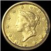 Image 1 : 1853 Rare Gold Dollar ABOUT UNCIRCULATED