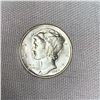 Image 3 : Semi-Key Dates Mercury Dime Roll (42) - BU