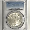 Image 1 : 1922 Silver Peace Dollar PCGS-MS62