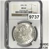 Image 1 : 1896 Morgan Silver Dollar NGC-MS62