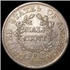 Image 2 : 1806 Sml 6 No Stems Draped Bust Half Cent CLOSELY