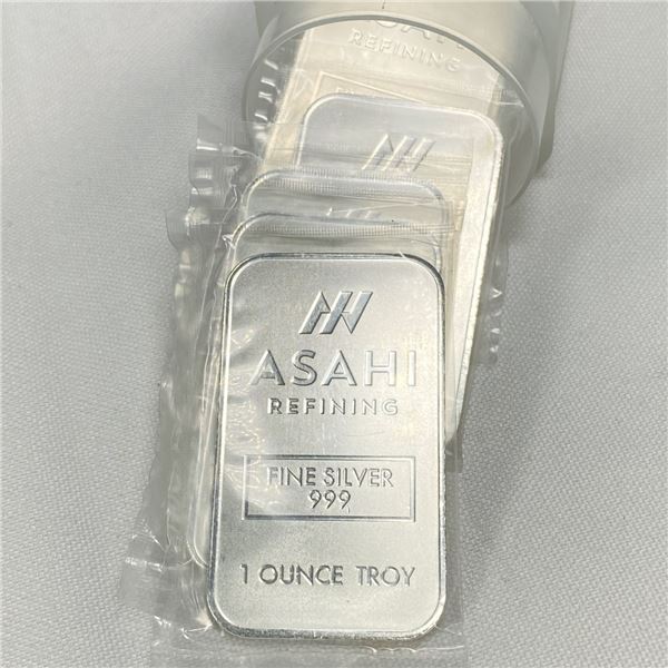 Asahi Refining 1oz Silver Bars (10) - BU