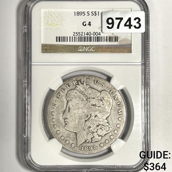 1895-S Morgan Silver Dollar NGC-G4