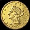Image 1 : 1907 $2.50 Gold Quarter Eagle CLOSELY