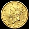 Image 1 : 1851 Rare Gold Dollar CLOSELY UNCIRCULATED