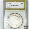 1926-S Silver Peace Dollar PGA-MS63+
