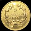 Image 2 : 1856 $3 Gold Piece CLOSELY UNCIRCULATED