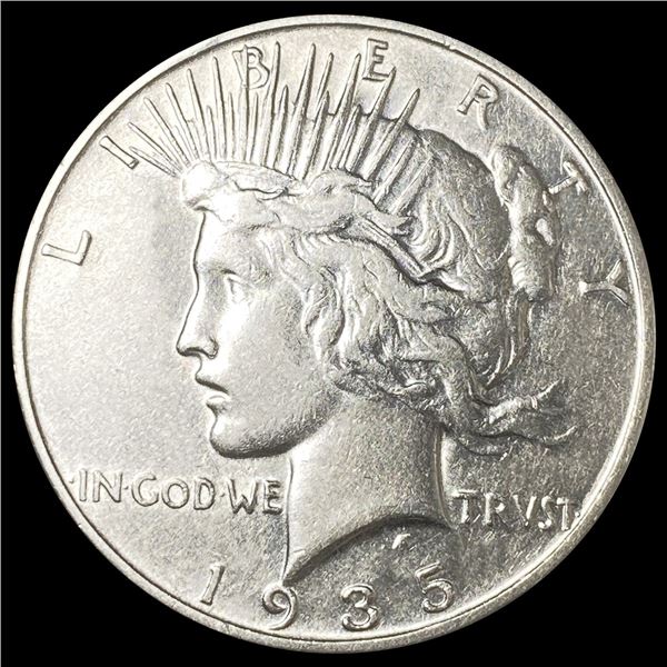 1935-S Silver Peace Dollar CLOSELY UNCIRCULATED