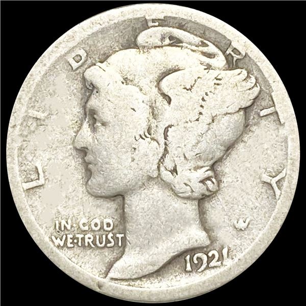 1921-D Mercury Dime NICELY CIRCULATED