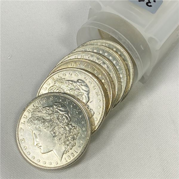 1921 Morgan Silver Dollar Roll (20) - BU