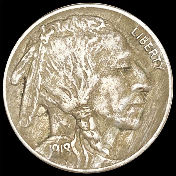 1918 Buffalo Nickel NEARLY UNCIRCULATED
