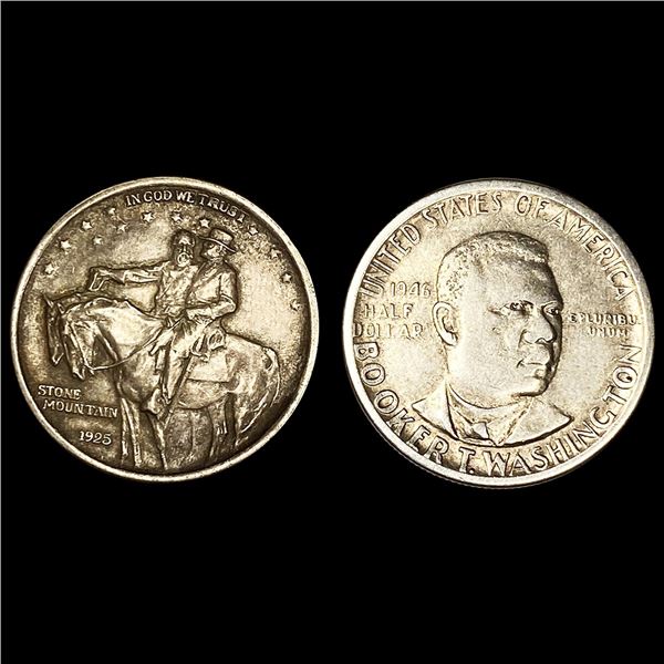 (2) Misc Half Dollars NEARLY UNCIRCULATED