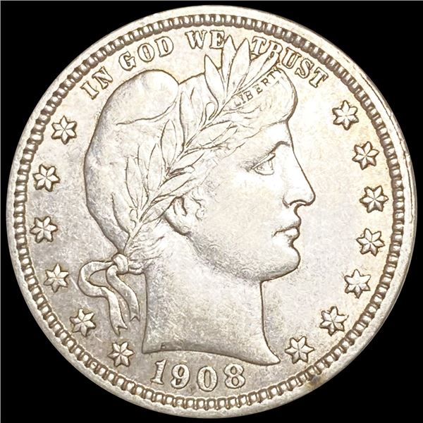 1908-S Barber Quarter UNCIRCULATED