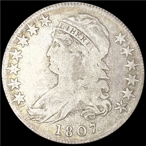 1807 Capped Bust Half Dollar NICELY CIRCULATED