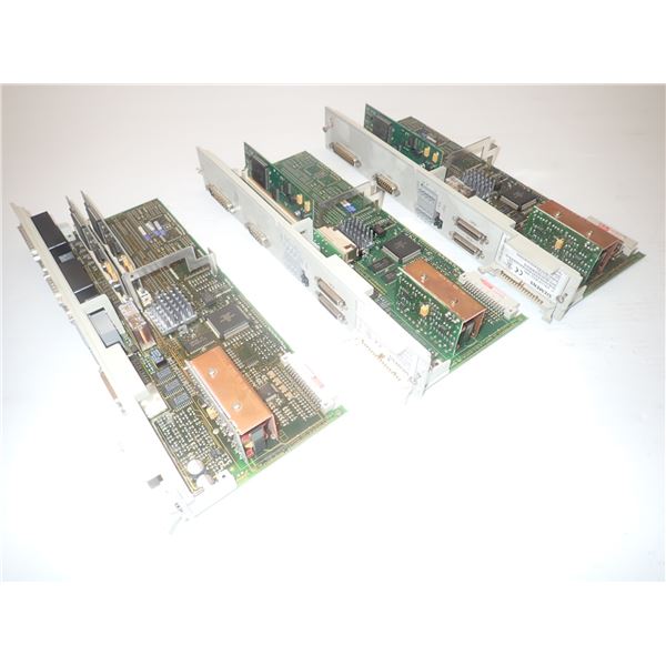 (3) Siemens # 1P 6SN1118-0DG21-0AA1, 1P 6SN1118-0DH21-0AA1 Cards