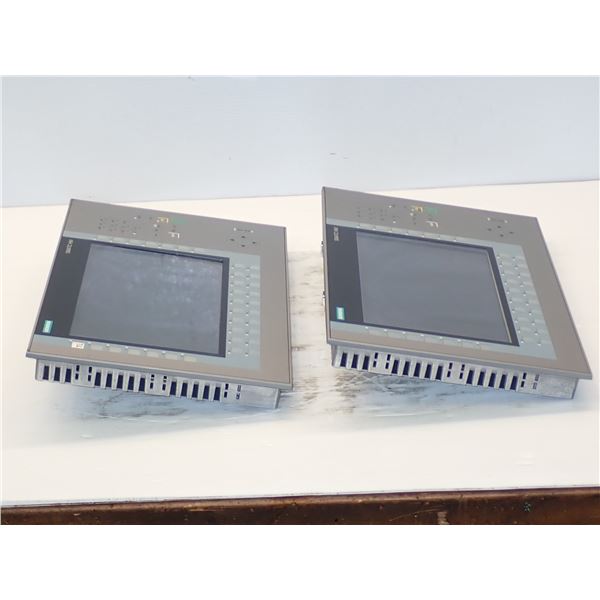 (2) Siemens # 1P 6AV2 124-1MC01-0AX0 Screens