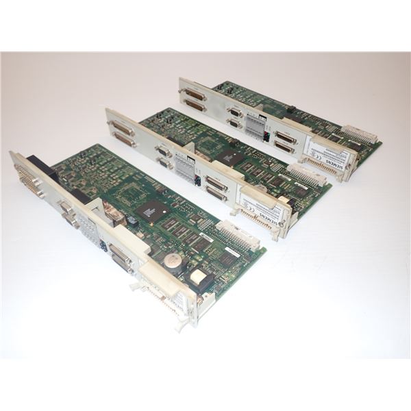 (3) Siemens # 1P 6SN1118-0DM31-0AA1 Cards