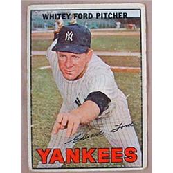 1967 TOPPS WHITEY FORD NO. 5 BASEBALL CARD
