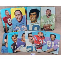 LOT OF 11 1970'S TOPPS FOOTBALL CARDS VG-EX - Incl
