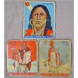 LOT OF 3 C. 1930'S GOUDEY INDIAN GUM CARD NO. 45, 