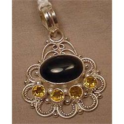 MULTI-GEMSTONE PENDANT