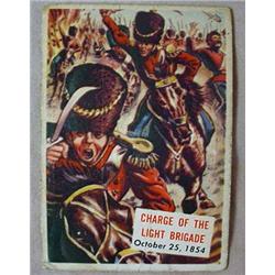 1954 TOPPS SCOOPS NO. 155 TRADING CARD CHARGE OF T