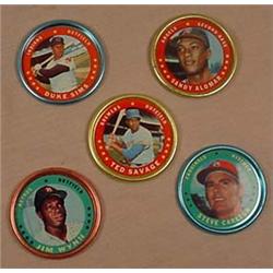 LOT OF 5 1971 TOPPS BASEBALL COINS - INCL. SANDY A