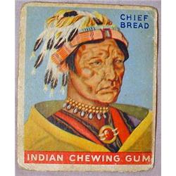C. 1930'S GOUDEY INDIAN GUM CARD NO. 68 CHIEF BREA