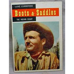 1958 TOPPS GUNSMOKE NO. 66 BOOTS AND SADDLES TRADI