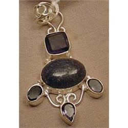 MULTI-GEMSTONE PENDANT
