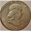 Image 1 : 1952-D FRANKLIN HALF DOLLAR - AU