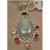 Image 1 : MULTI-GEMSTONE PENDANT