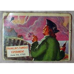 1954 TOPPS SCOOPS NO. 144 TRADING CARD FRANKLIN'S 