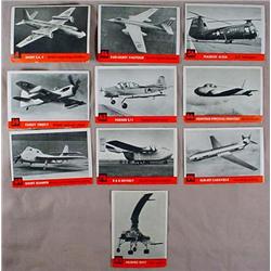 LOT OF 10 1956 TOPPS SPOTTER - AVIATION TRADING CA