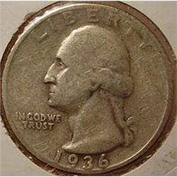 1936-S WASHINGTON QUARTER