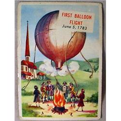 1954 TOPPS SCOOPS NO. 134 TRADING CARD FIRST BALLO