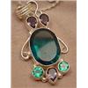 Image 1 : MULTI-GEMSTONE PENDANT
