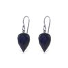 Image 1 : Genuine 25.8 ctw Sapphire Earrings 14KT White Gold - REF-25N6R