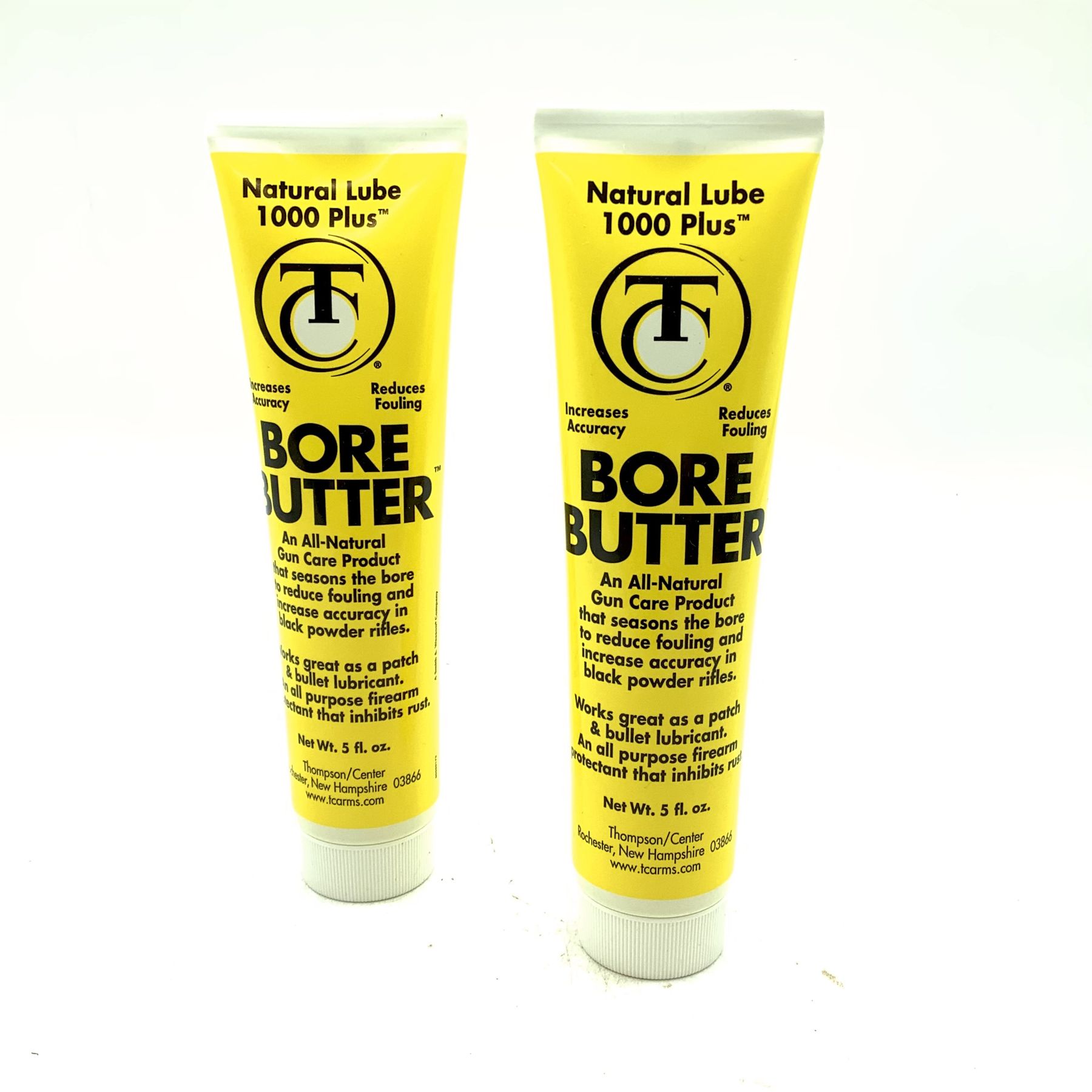 Thompson Center Natural Lube 1000 Plus Bore Butter 5 fl Oz X 2