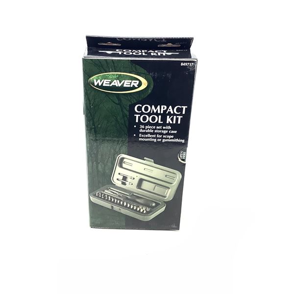 Weaver Compact Tool Kit, 36 Pc, New