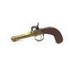 Image 2 : Antique Percussion Cap Pistol, Bronze Barrel